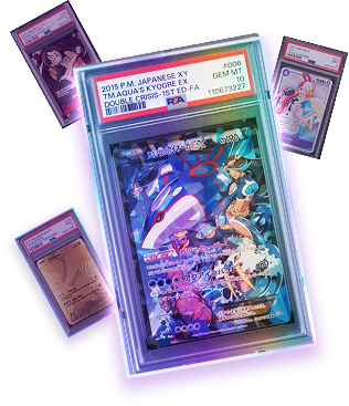 Graded Pokemon and One Piece collectible cards
