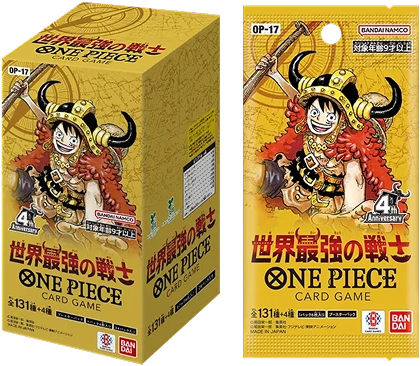 One Piece OP17 booster box and booster pack